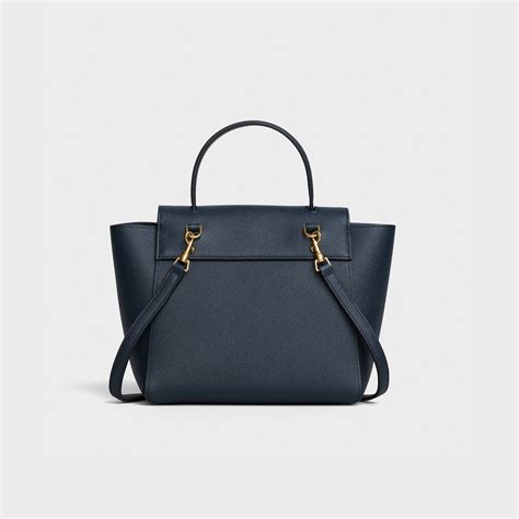 celine nano belt bag navy blue